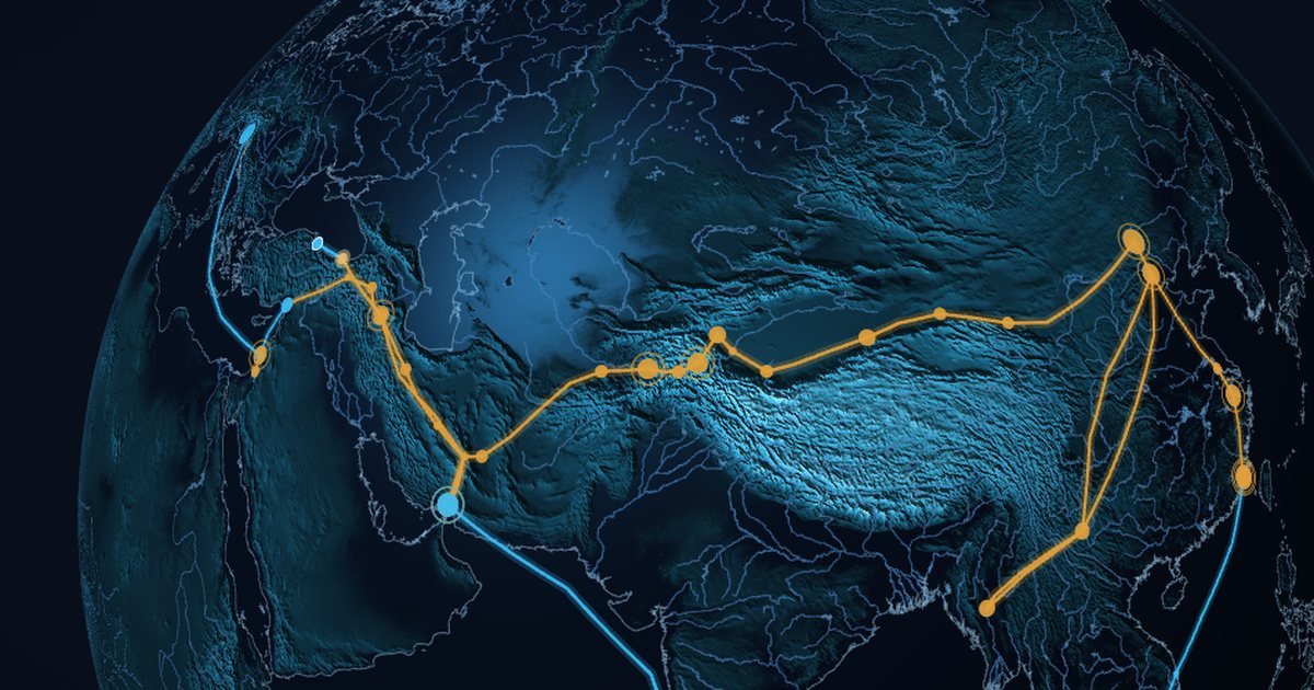 Map of Marco Polo's Travels